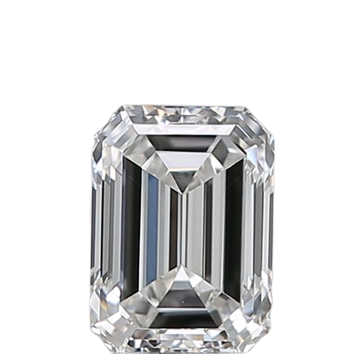 0.5 Carat F VS2 Emerald Natural Diamond