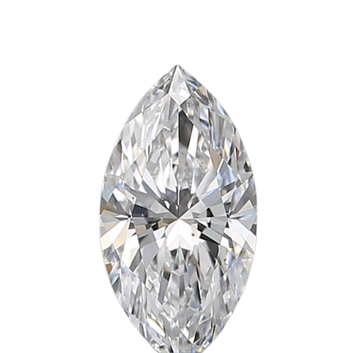0.5 Carat D VS2 Marquise Natural Diamond