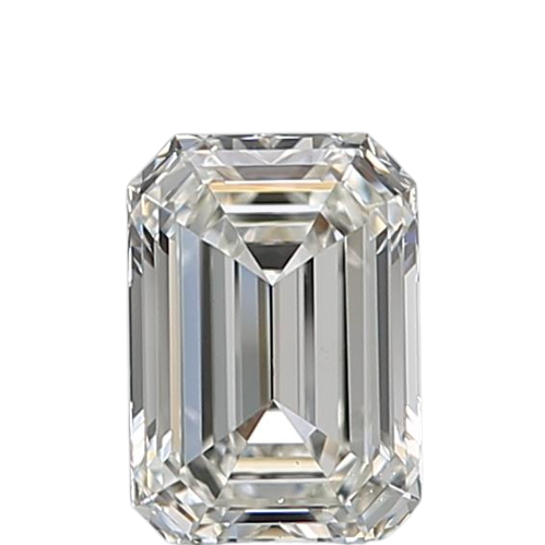 0.5 Carat H VS2 Emerald Natural Diamond