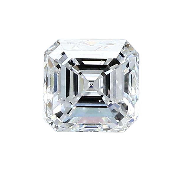 0.91 Carat D SI1 Asscher Natural Diamond