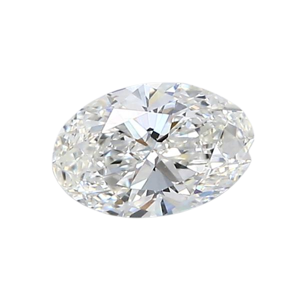 0.54 Carat H IF Oval Natural Diamond