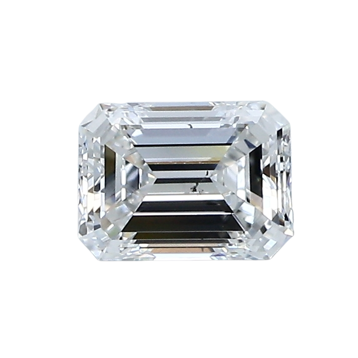 0.71 Carat E SI1 Emerald Natural Diamond