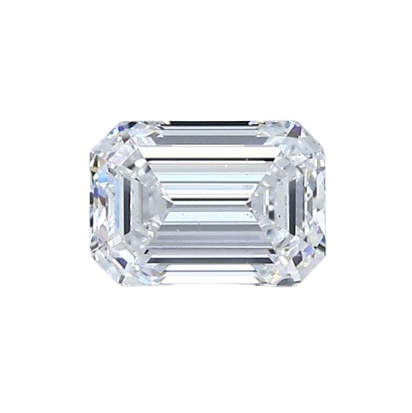 0.6 Carat E SI1 Emerald Natural Diamond