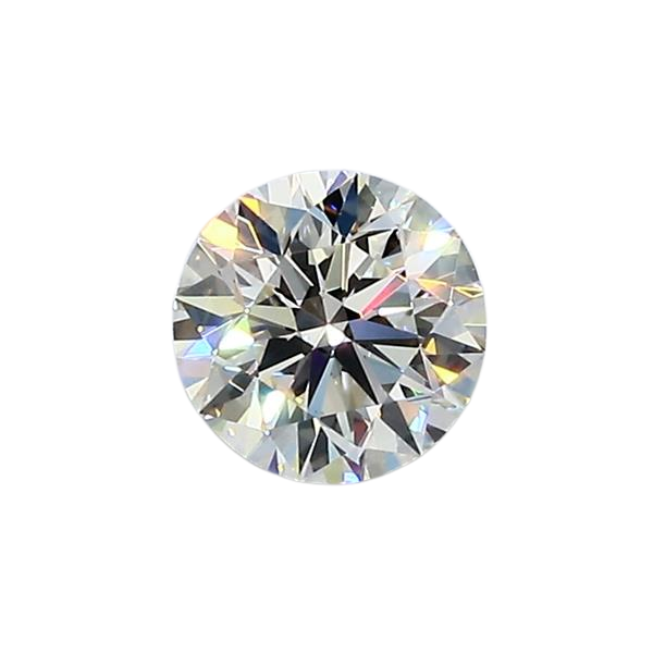 0.54 Carat H VVS2 Round Natural Diamond