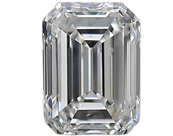 0.5 Carat H VS2 Emerald Natural Diamond