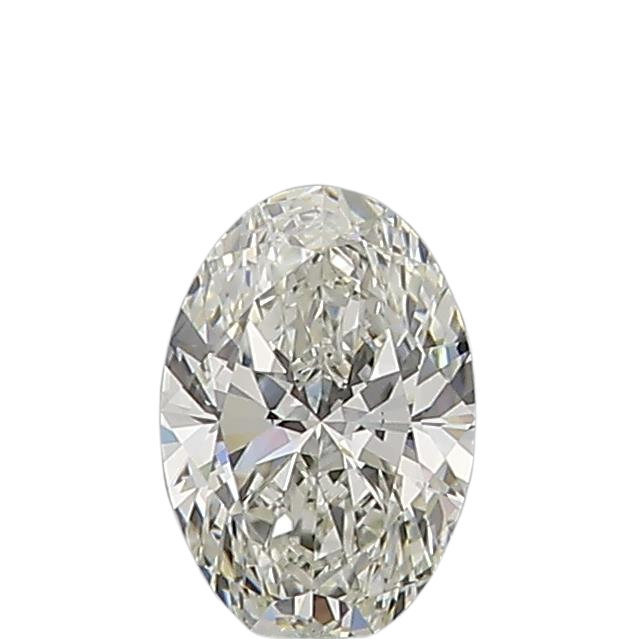 0.5 Carat H VVS2 Oval Natural Diamond