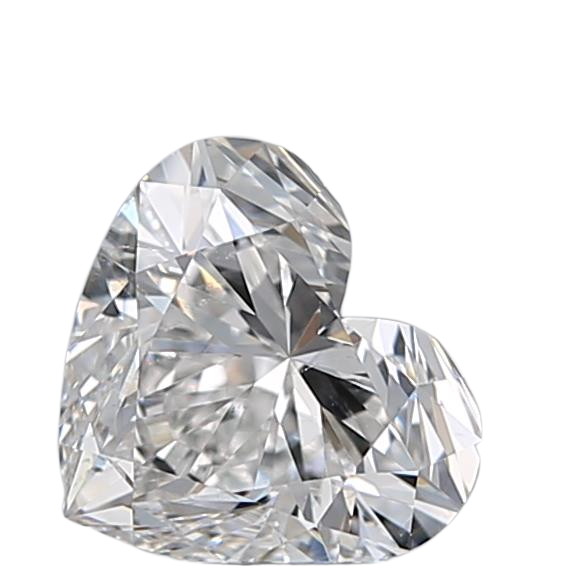 0.64 Carat F SI1 Heart Natural Diamond