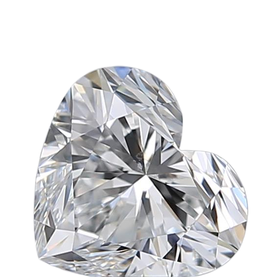 0.7 Carat E SI1 Heart Natural Diamond