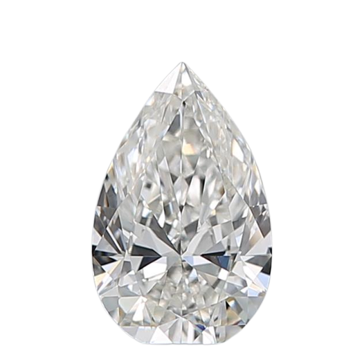 0.57 Carat H VS1 Pear Natural Diamond