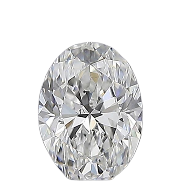 0.51 Carat E SI1 Oval Natural Diamond