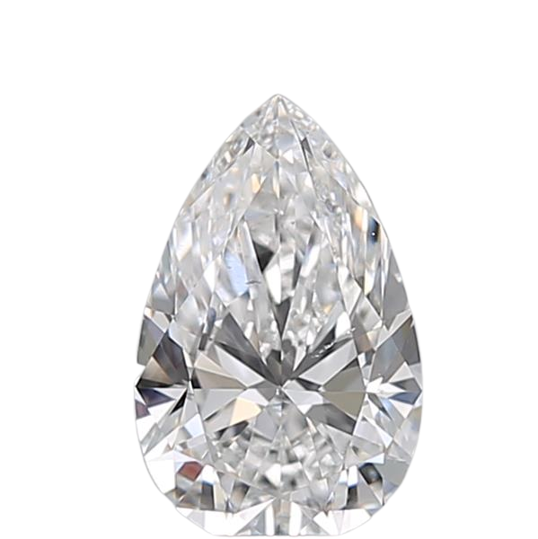 0.52 Carat D SI1 Pear Natural Diamond