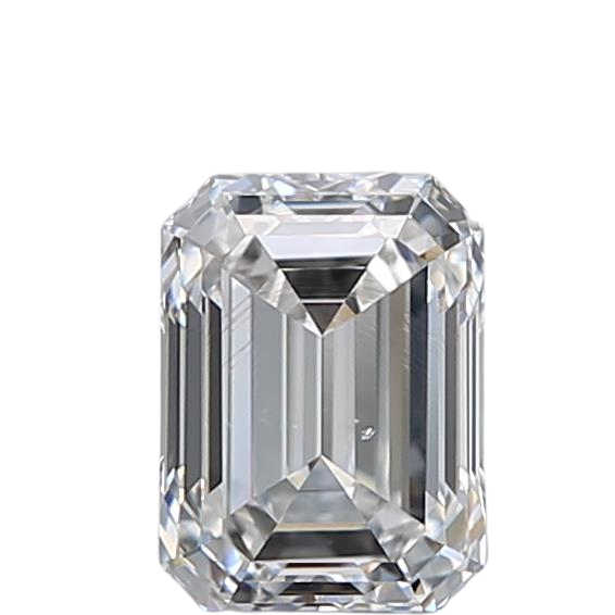 0.51 Carat F VS2 Emerald Natural Diamond