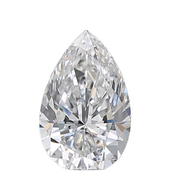 0.5 Carat F SI1 Pear Natural Diamond