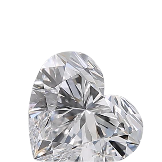 0.53 Carat D SI1 Heart Natural Diamond
