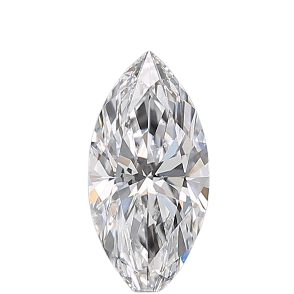 0.52 Carat D SI1 Marquise Natural Diamond