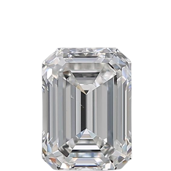 0.5 Carat F VS2 Emerald Natural Diamond
