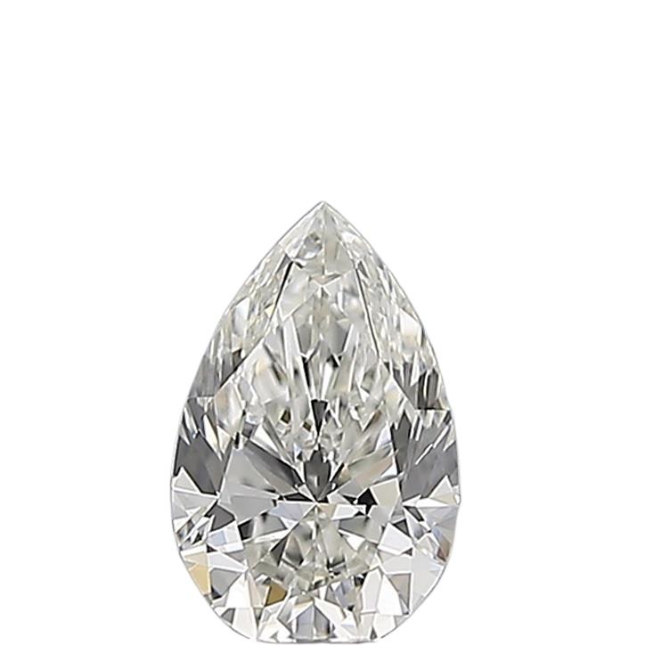 0.5 Carat H VVS1 Pear Natural Diamond
