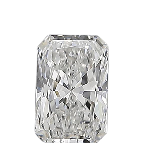 0.55 Carat E VVS2 Radiant Natural Diamond