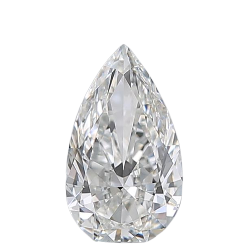 0.5 Carat G VVS1 Pear Natural Diamond
