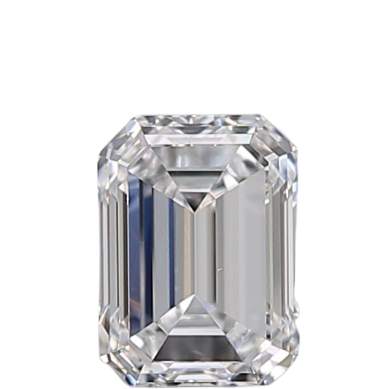 0.5 Carat D VS2 Emerald Natural Diamond