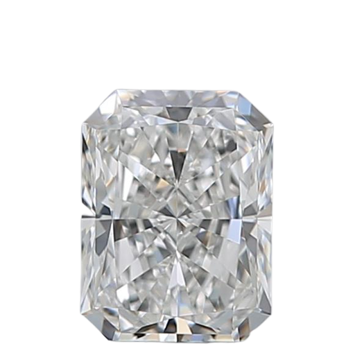 0.52 Carat F VS2 Radiant Natural Diamond