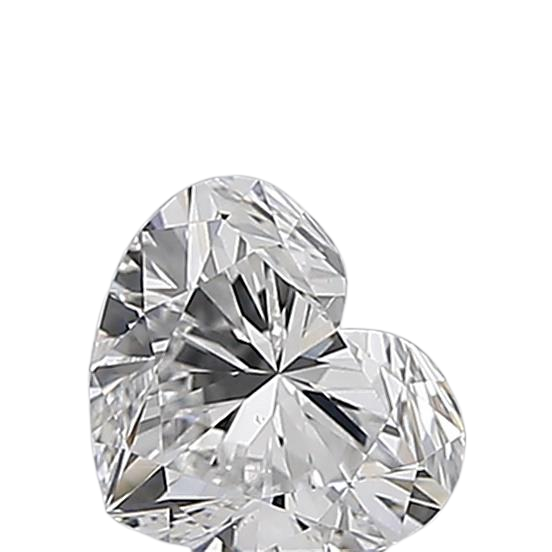 0.5 Carat D SI1 Heart Natural Diamond