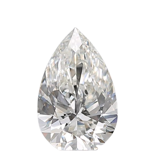 0.5 Carat I VVS2 Pear Natural Diamond