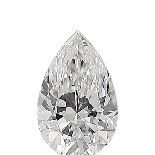 0.51 Carat D SI1 Pear Natural Diamond