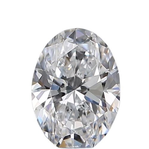 0.5 Carat D VS1 Oval Natural Diamond