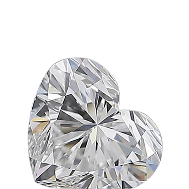 0.7 Carat E VS2 Heart Natural Diamond