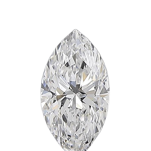 0.5 Carat D VS2 Marquise Natural Diamond