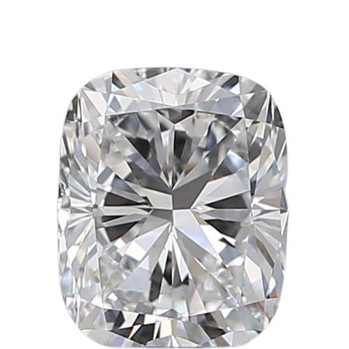 0.7 Carat D VS2 Elongated Cushion Natural Diamond