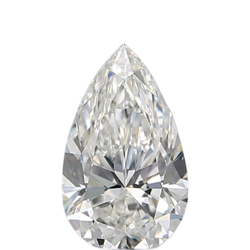 0.56 Carat G SI1 Pear Natural Diamond