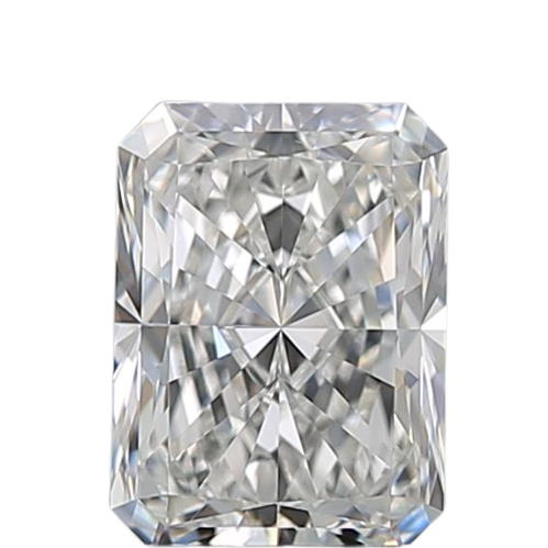 0.7 Carat H VVS2 Radiant Natural Diamond