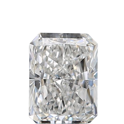 0.5 Carat F VVS1 Radiant Natural Diamond