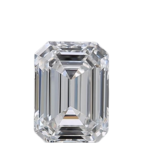 0.5 Carat D VS2 Emerald Natural Diamond