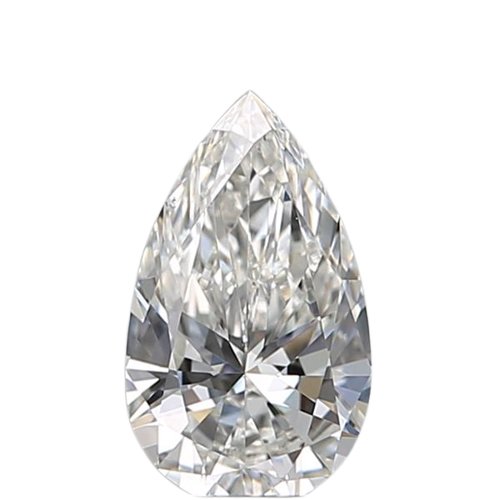 0.5 Carat H VS2 Pear Natural Diamond