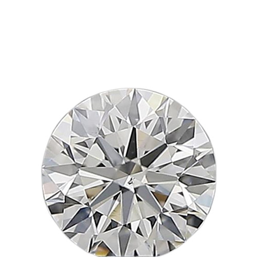 0.5 Carat H SI1 Round Natural Diamond