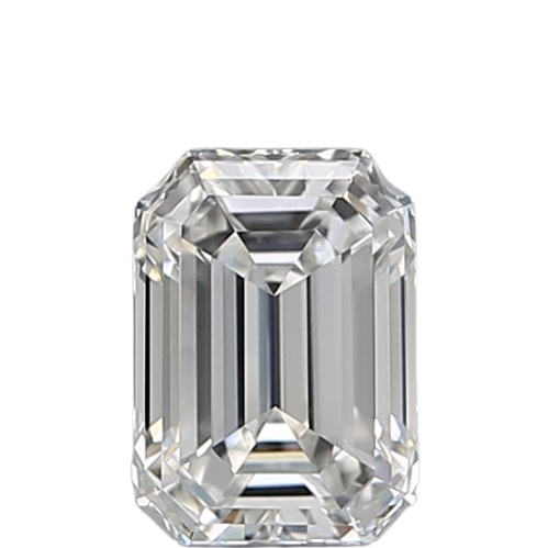 0.5 Carat G VVS2 Emerald Natural Diamond