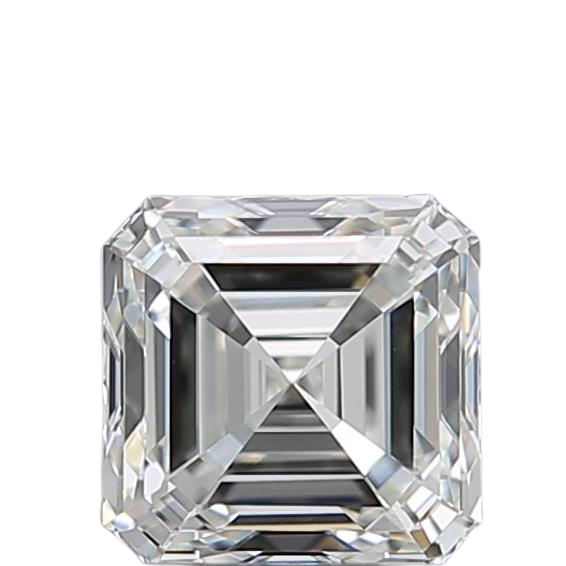 0.73 Carat H VVS2 Asscher Natural Diamond
