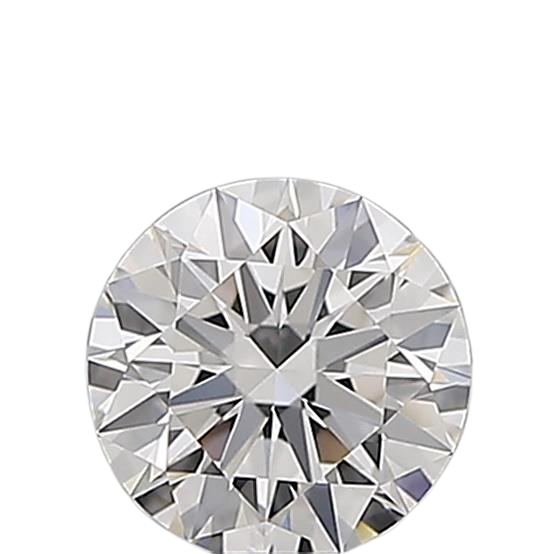 0.51 Carat E VVS1 Round Natural Diamond
