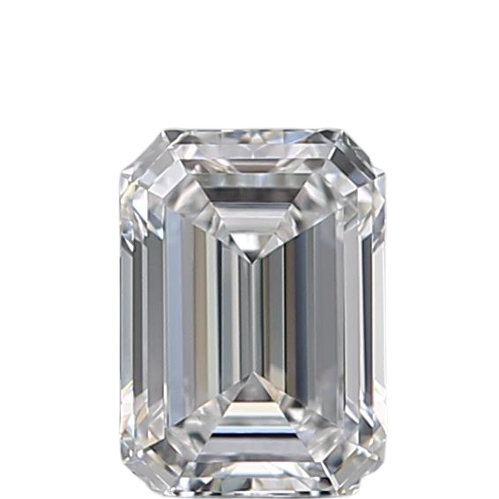 0.51 Carat D VVS1 Emerald Natural Diamond