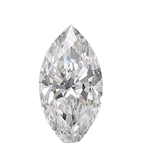 0.58 Carat E SI1 Marquise Natural Diamond