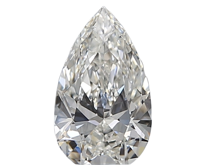 0.52 Carat H VS2 Pear Natural Diamond