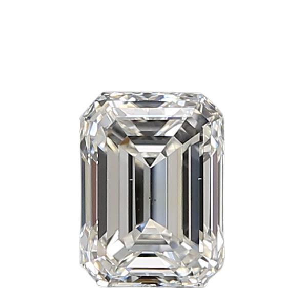 0.7 Carat H VS2 Emerald Natural Diamond