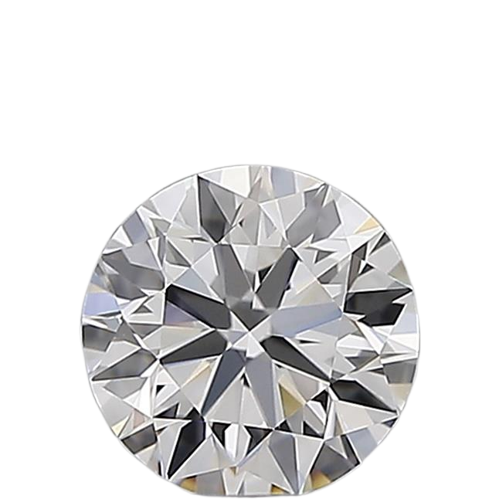 0.5 Carat D VVS2 Round Natural Diamond