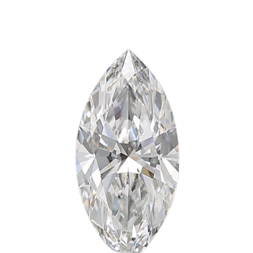 0.5 Carat F SI1 Marquise Natural Diamond
