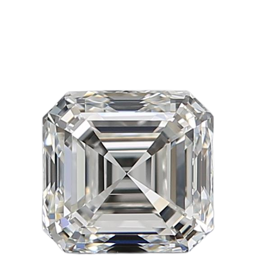 0.7 Carat H VVS2 Asscher Natural Diamond