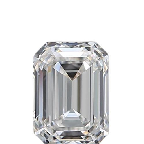 0.54 Carat E VVS2 Emerald Natural Diamond