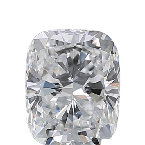 0.71 Carat D VVS2 Elongated Cushion Natural Diamond